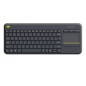 Teclado LOGITECH K400 Plus Wireless Negro (920-007137) Teclado LOGITECH K400 Plus Wireless Negro (920-007137)