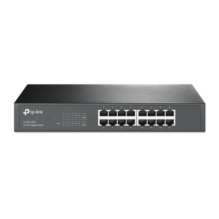 Switch TP-Link 16xRJ45 GbE Rack Negro (TL-SG1016D)