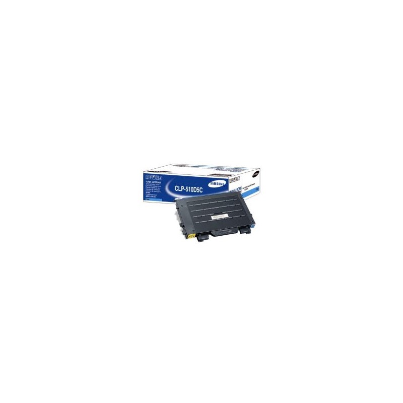 Toner Samsung Laser Cian 5000 páginas (CLP-510D5C) Toner Samsung Laser Cian 5000 páginas (CLP-510D5C)