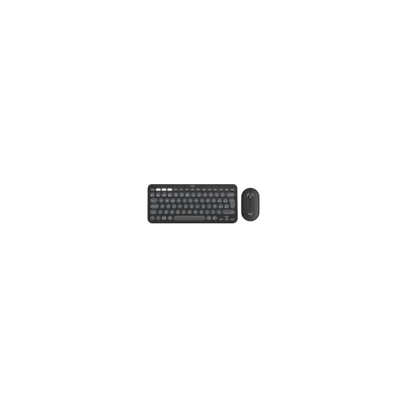 T+Ratón LOGITECH Pebble 2 RF BT Grafito (920-012227)