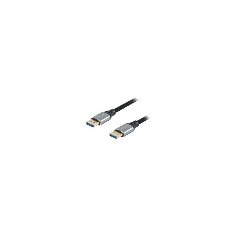 Cable EQUIP DP M/M Premium 2.1 2m Aluminio (EQ119282) Cable EQUIP DP M/M Premium 2.1 2m Aluminio (EQ119282)