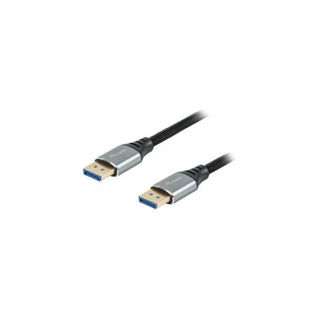 Cable EQUIP DP M/M Premium 2.1 2m Aluminio (EQ119282)