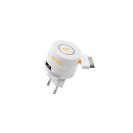 Cargador WOXTER de Viaje Retráctil 1A (TCU 1000 MIN)