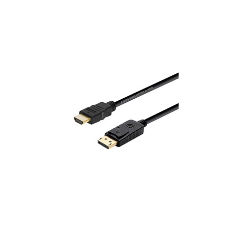 Cable AISENS DP/M a HDMI/M 2m Negro (A125-0364)