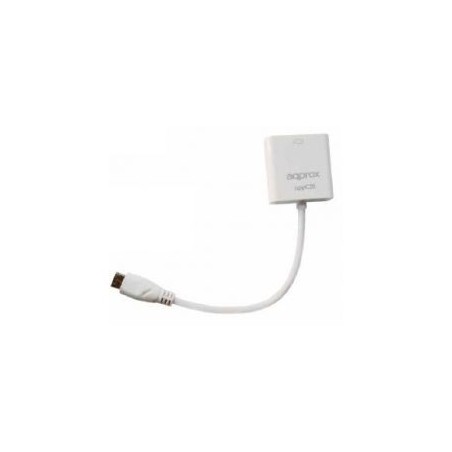 Cable Approx VGA/M a Mini HDMI/H Blanco (APPC20)