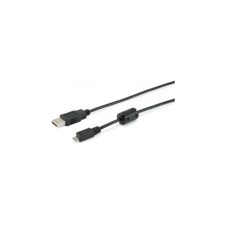 Cable EQUIP USB-A/M a mUSB-B/M 1.8m Negro (EQ128551)