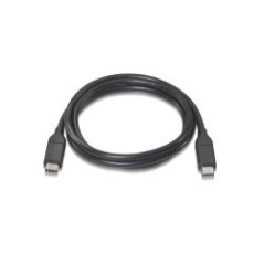 Nanocable USB-C/M a USB C/M 1m Negro (10.01.4101)