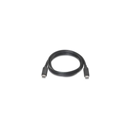 Nanocable USB-C/M a USB C/M 1m Negro (10.01.4101)