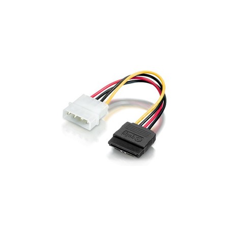 Cable Alimentación EQUIP Molex (4-pin) a SATA(EQ112050)