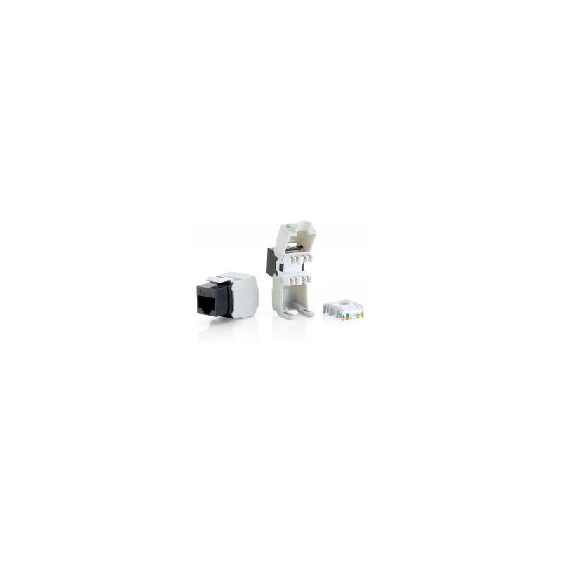 Conector EQUIP RJ45/H Cat6 Kit 8 Negro/Blanco(EQ769211)