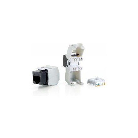Conector EQUIP RJ45/H Cat6 Kit 8 Negro/Blanco(EQ769211)