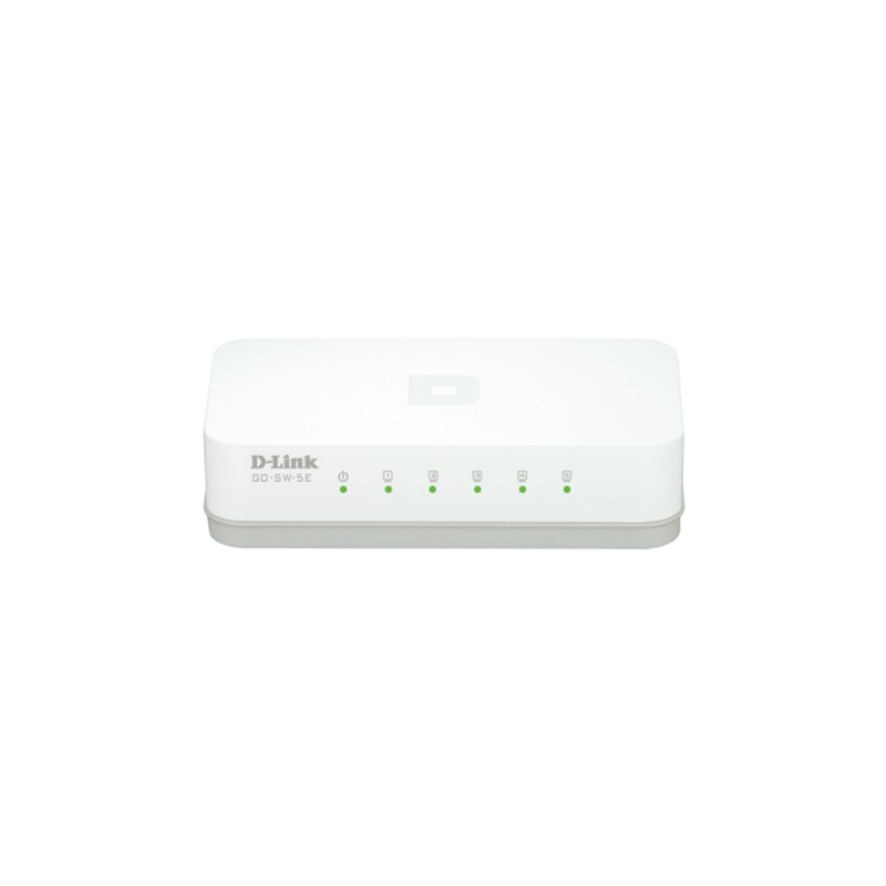 Switch D-Link 5xRJ45 Ethernet 10/100 Blanco (GO-SW-5E) Switch D-Link 5xRJ45 Ethernet 10/100 Blanco (GO-SW-5E)