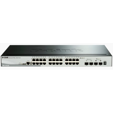 Switch D-Link 24xRJ45 GbE 4SFP+ Rack (DGS-1510-28X)