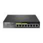 Switch D-Link 8xRJ45 GbE PoE Negro (DGS-1008P) Switch D-Link 8xRJ45 GbE PoE Negro (DGS-1008P)