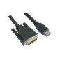 Nanocable DVI 18+1/M a HDMI A/M 1.8m Negro (10.15.0502) Nanocable DVI 18+1/M a HDMI A/M 1.8m Negro (10.15.0502)