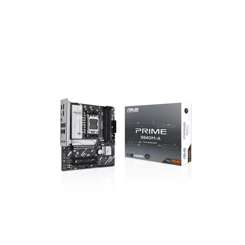 ASUS PRIME B840M-A-CSM: (AM5) 4DDR5 4SATA6 Usb-C HDMI ASUS PRIME B840M-A-CSM: (AM5) 4DDR5 4SATA6 Usb-C HDMI