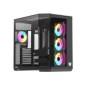 Caja Nfortec Pulsar ARGB ATX ITX Negra (NF-CS-PULSAR-B)