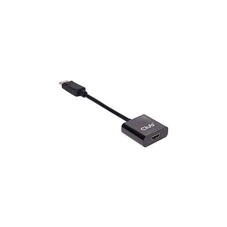 Adaptador Club 3D DP/M a HDMI/H 21cm Negro (CAC-2070)