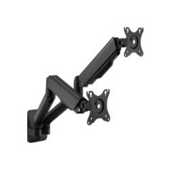 Soporte Pared EQUIP 2 Brazos 17"-32" Máx 9Kg (EQ650138)