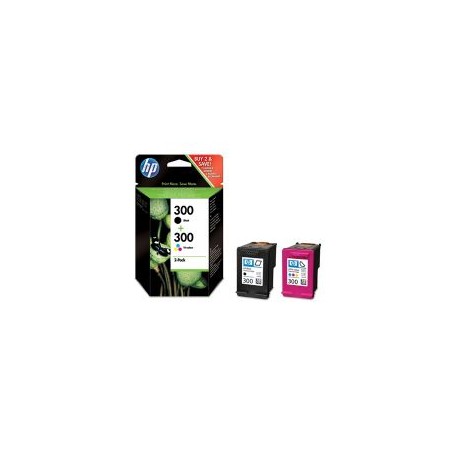 Tinta HP 300 Pack Tricolor/Negro (CN637EE)