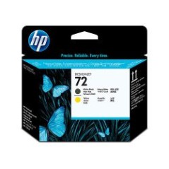 Cabezal de Impresión HP 72 Negro Mate/Amarillo (C9384A)