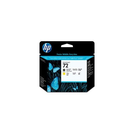 Cabezal de Impresión HP 72 Negro Mate/Amarillo (C9384A)