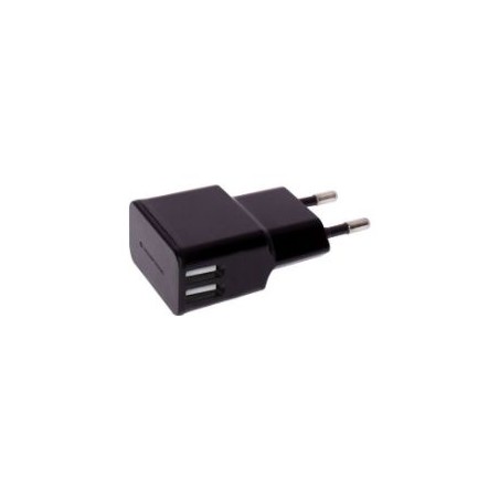 Cargador Pared CONCEPTRONIC 2USB Kit 5 Negro(CTWLL2AB5)