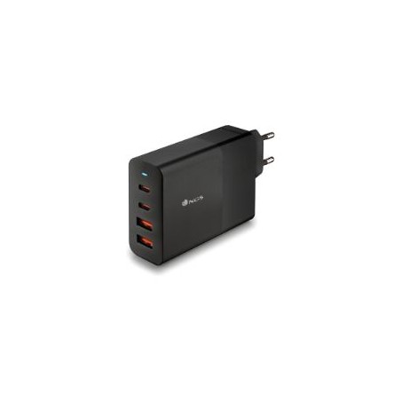 Cargador Pared NGS 2xUSB-C 2xUSB-A 100W Negro (BUD100W)