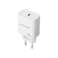 Cargador Pared Nanocable 1xUSB-C Blanco (10.10.2009)