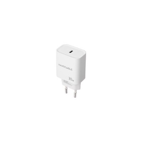 Cargador Pared Nanocable 1xUSB-C Blanco (10.10.2009)