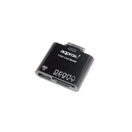 Lector Tarjetas Approx USB 2.0 Negro (APPCRS)