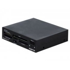Lector Tarjetas Approx USB 2.0 Negro V4 (APPICRV4)