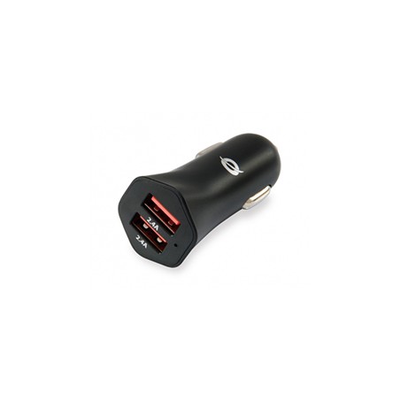 Cargador Coche CONCEPTRONIC 2Usb-A 24W (CARDEN04B)