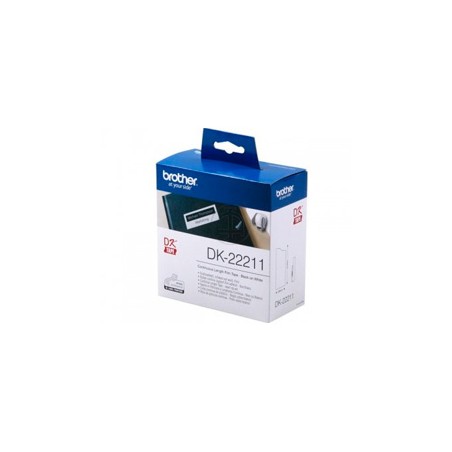 Cinta de Película Plástica BROTHER Blanca (DK-22211)