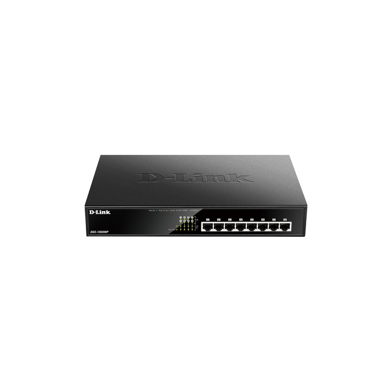 Switch D-Link 8xRJ45 GbE PoE Rack 1U Negro (DGS-1008MP) Switch D-Link 8xRJ45 GbE PoE Rack 1U Negro (DGS-1008MP)
