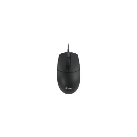 Ratón EQUIP Silent USB-A 1200dpi Negro (EQ245117)