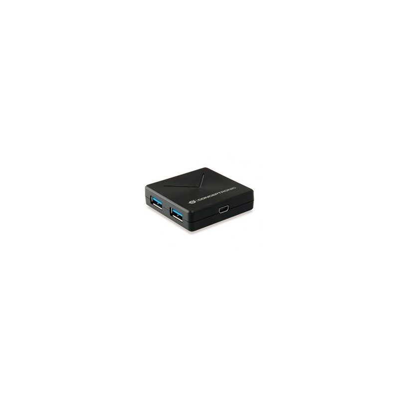 Hub CONCEPTRONIC 4xUSB 3.0 Negro (HUBBIES02B) Hub CONCEPTRONIC 4xUSB 3.0 Negro (HUBBIES02B)