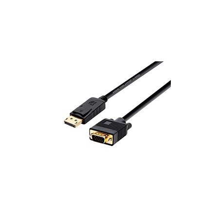Cable AISENS DP/M a VGA/M 2m Negro (A125-0365)