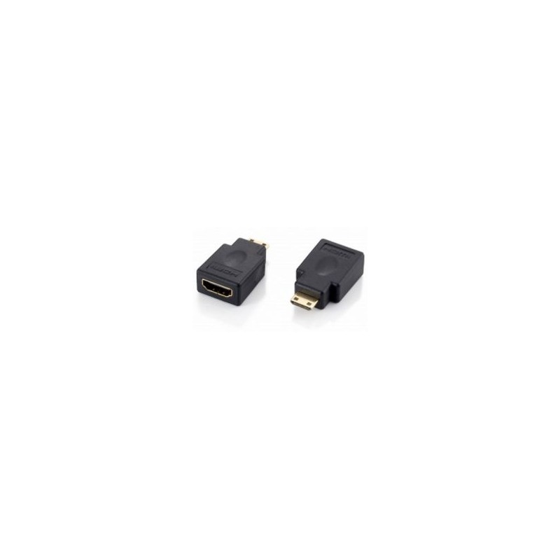 Adaptador EQUIP HDMI A/M a HDMI C/H Negro (EQ118914)