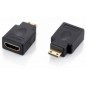 Adaptador EQUIP HDMI A/M a HDMI C/H Negro (EQ118914)