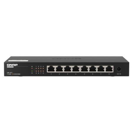 Switch QNAP 8xRJ45 Ethernet 2.5 GbE Negro (QSW-1108-8T)