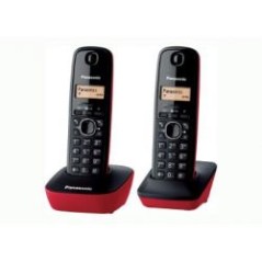 Teléfono Inalámbrico Panasonic Duo R/N (KX-TG1612SPR)