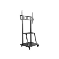 Soporte Suelo TOOQ 60"-105" Ruedas 100Kg (FS20200M-B)