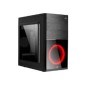 Caja AEROCOOL LED USB2/3 mATX Mini-ITX Negra (CS105RD)
