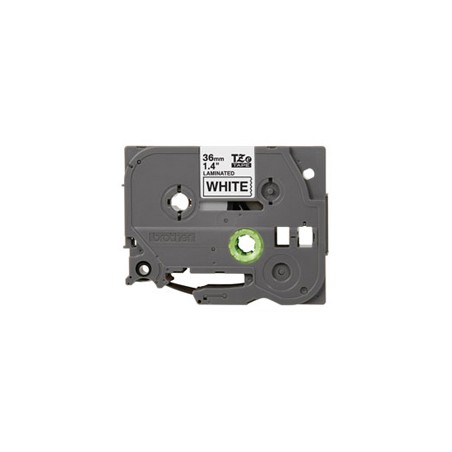 Cinta Rotuladora BROTHER 36mm Negro/Blanco (Tze-261)