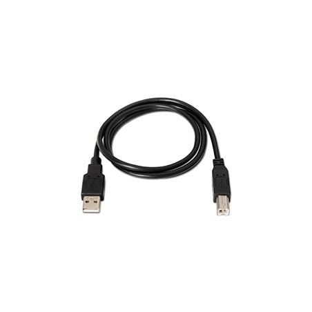 Cable AISENS USB-A/M a USB-B/M 1.8m Negro (A101-0006)