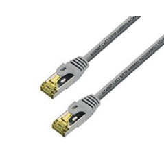 Latiguillo AISENS RJ45 Cat.7 SFTP 25cm Gris (A146-0332)