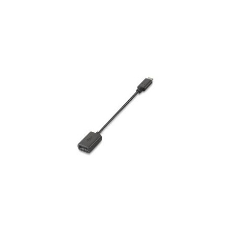 Nanocable USB-A/H a USB-C/M 15cm Negro (10.01.2400)