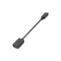 Nanocable USB-A/H a USB-C/M 15cm Negro (10.01.2400)
