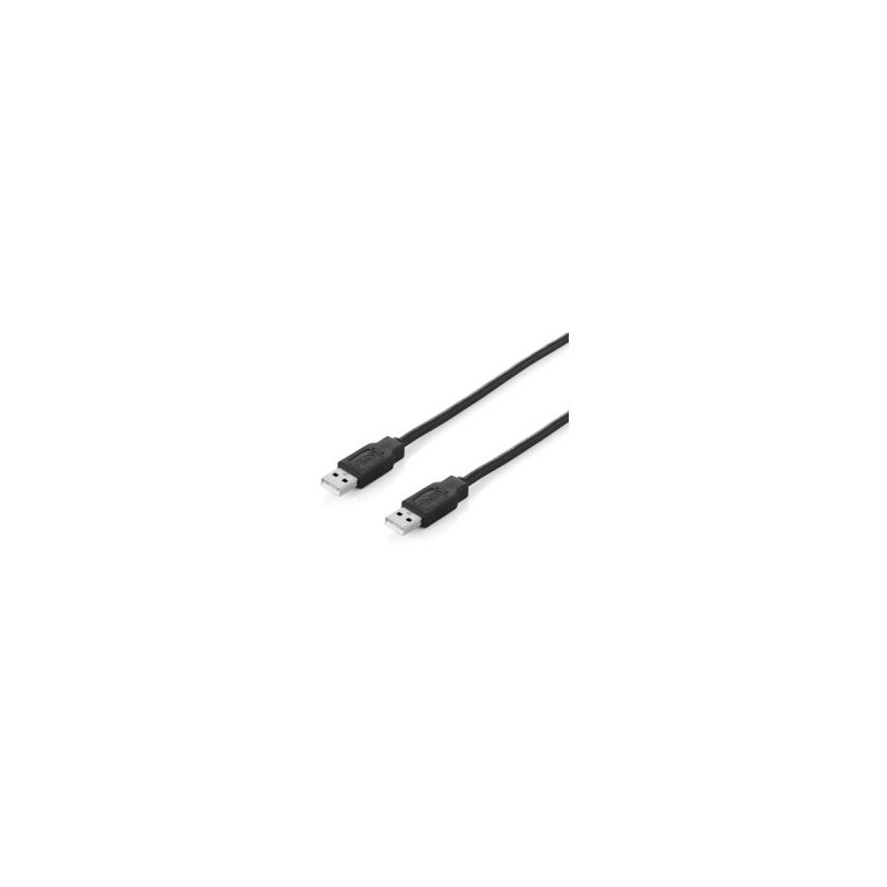 Cable EQUIP USB-A/M a USB-A/M 1.8m Negro (EQ128870)